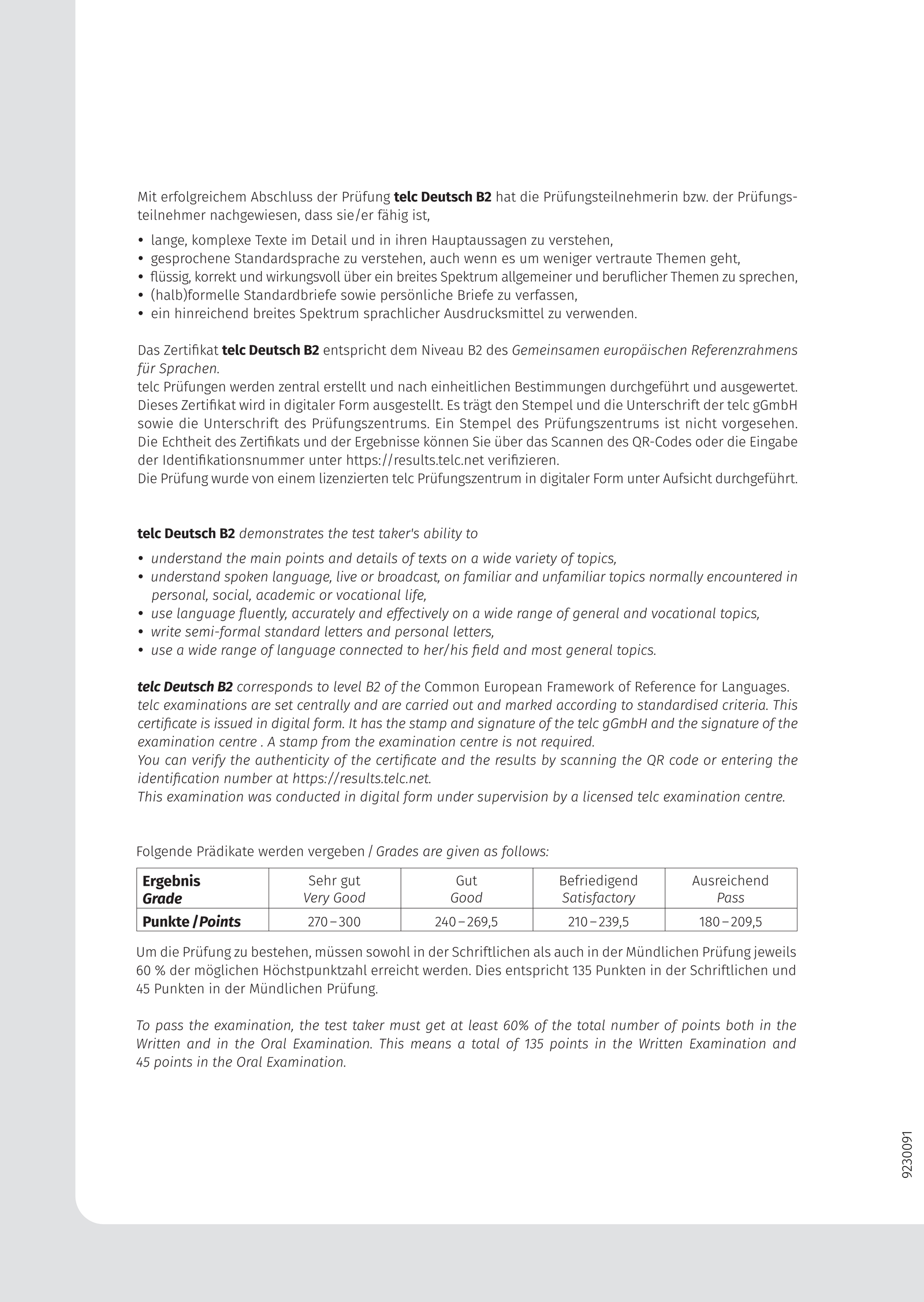 Certificate page 2